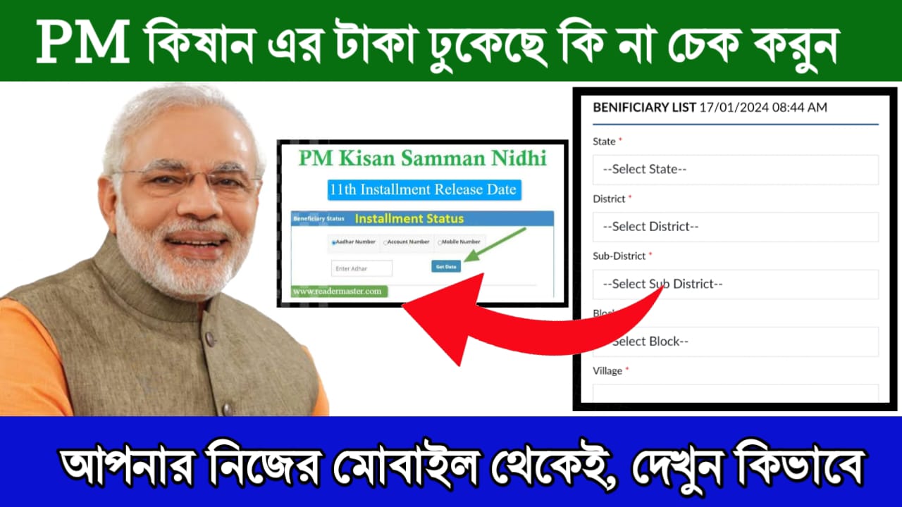 PM kishan Yojana Status Check