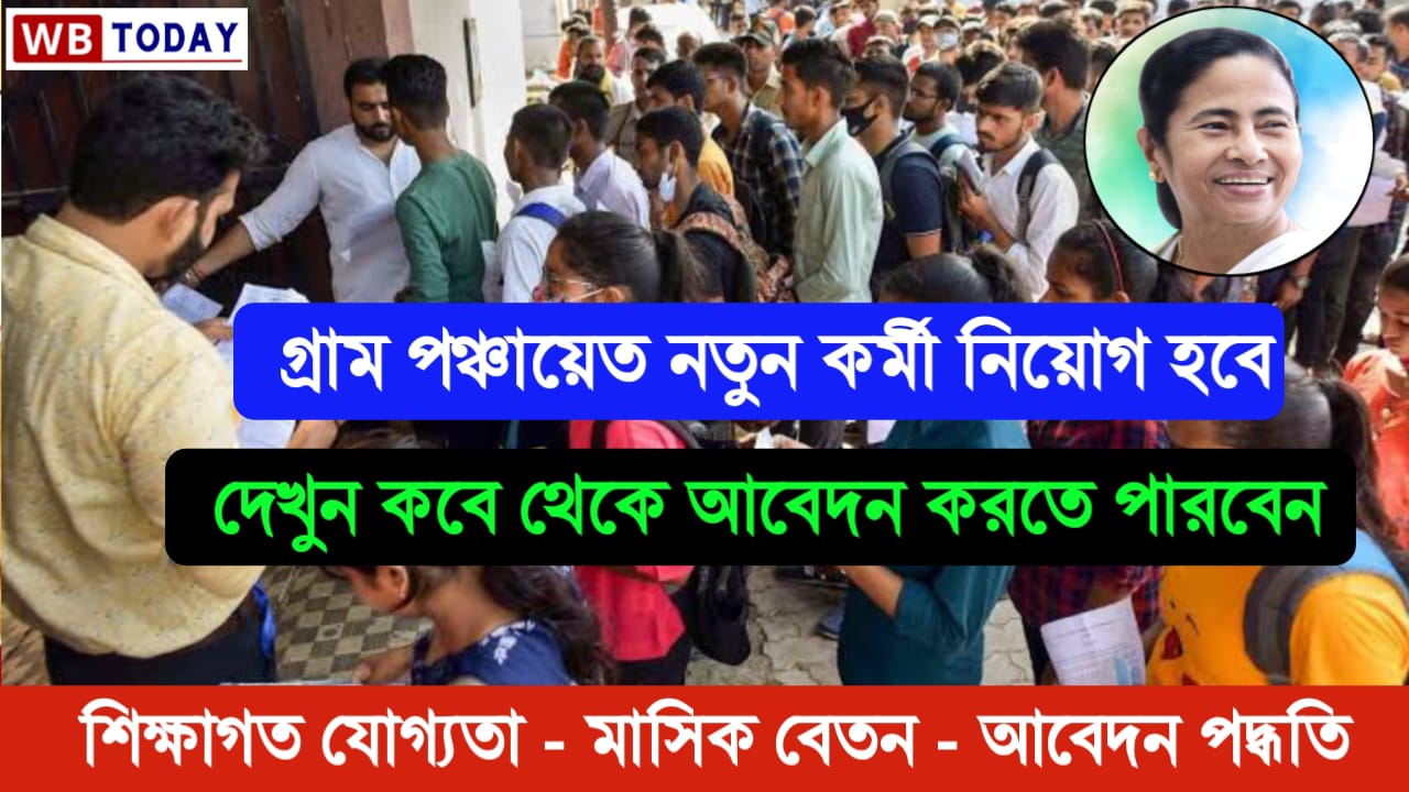 WB Panchayat Job Recruitment 2024