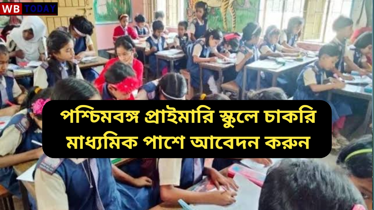 মাধ্যমিক পাশে প্রাইমারি স্কুলে চাকরির সুযোগ, দেখুন কোন পদে নিয়োগ ও কিভাবে আবেদন করতে হবে- WB Primary Job